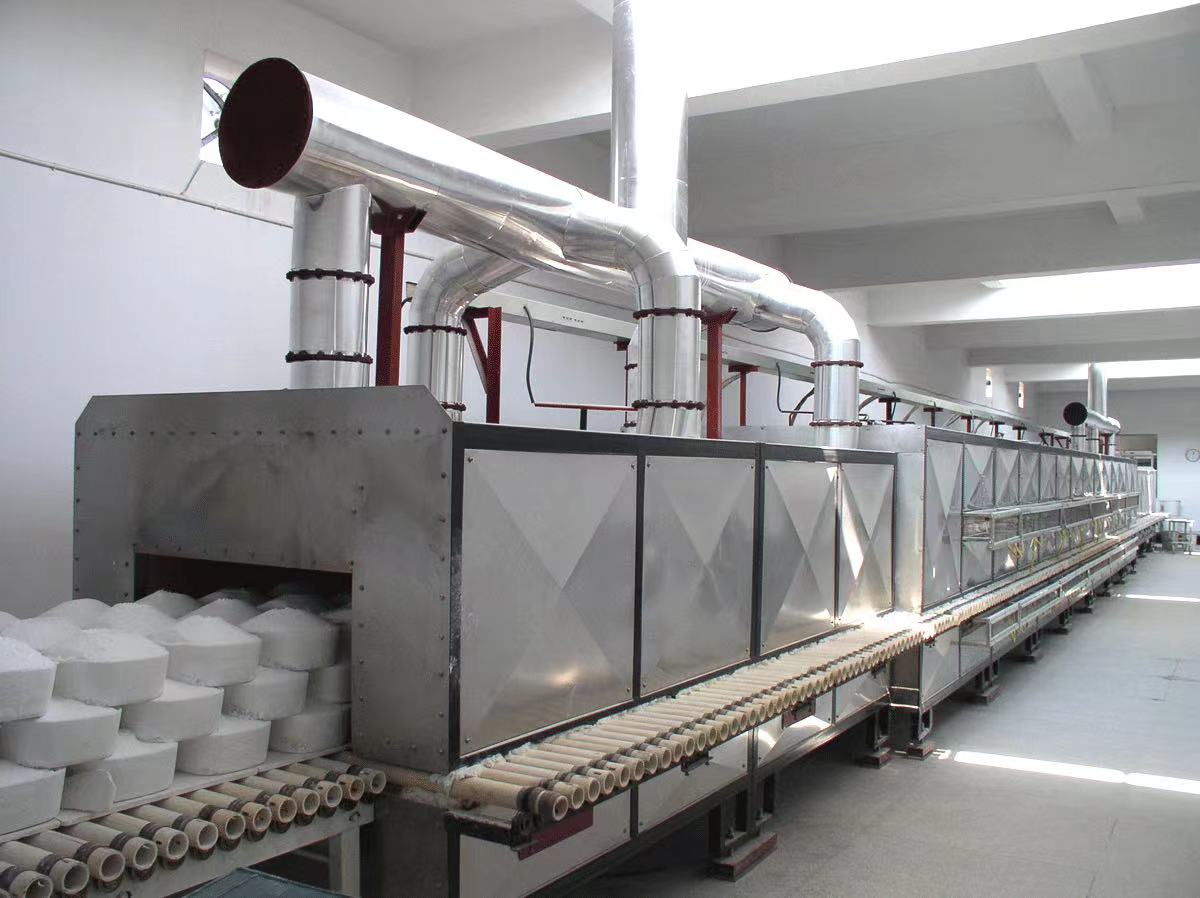 1200℃稀土煅烧电热辊道窑