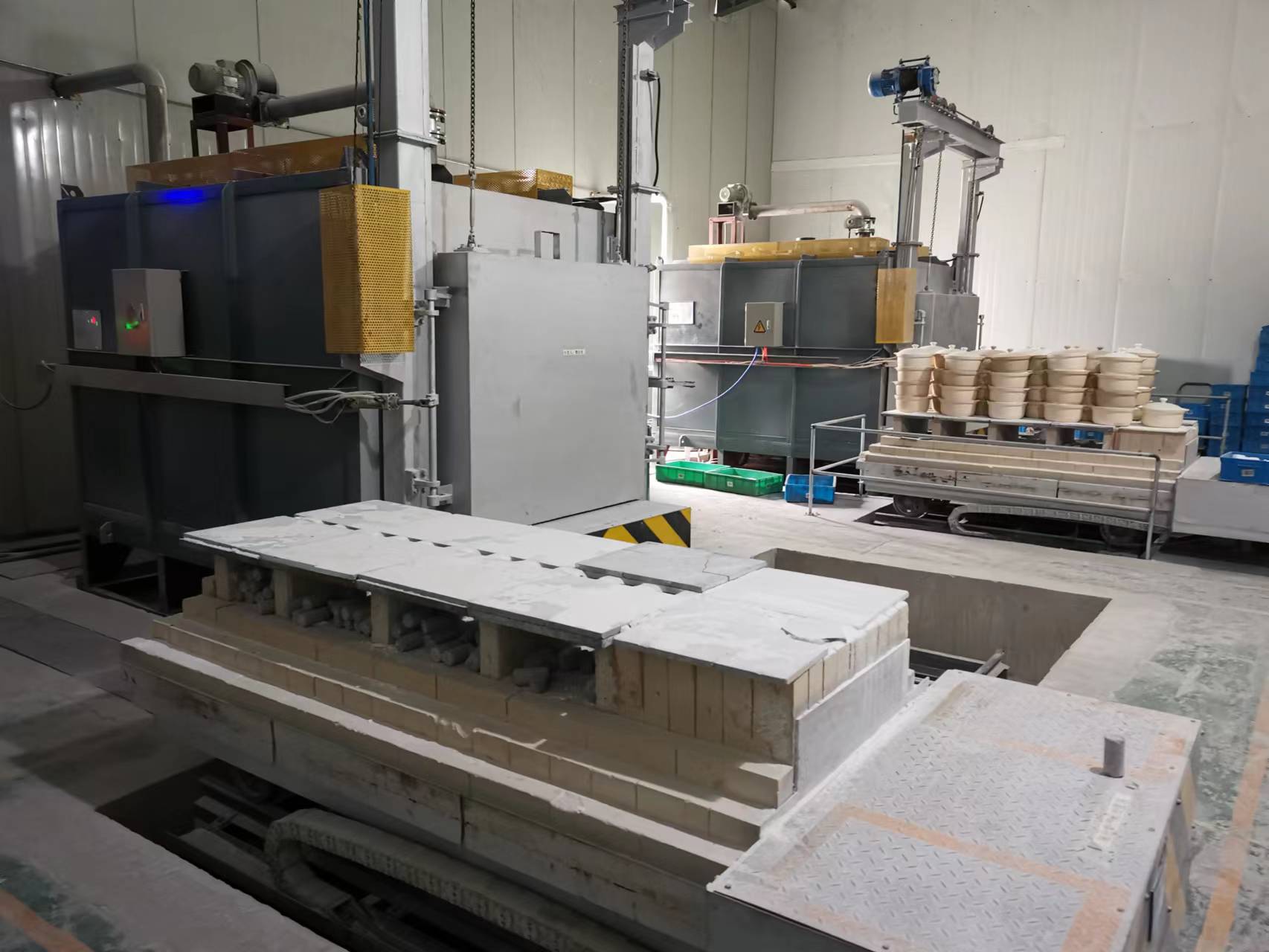 电热日用陶瓷烧成梭式窑