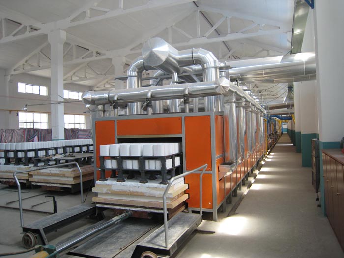 日用陶瓷燃气烧成隧道窑